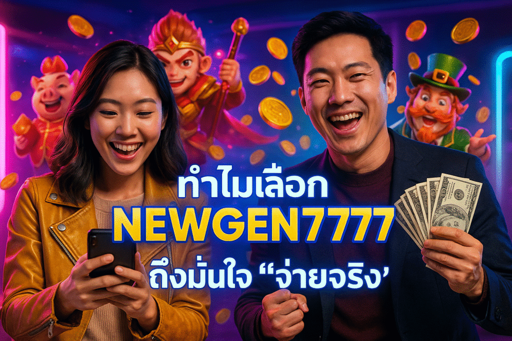ทำไมเลือก NEWGEN777 ถึงมั่นใจ “จ่ายจริง”