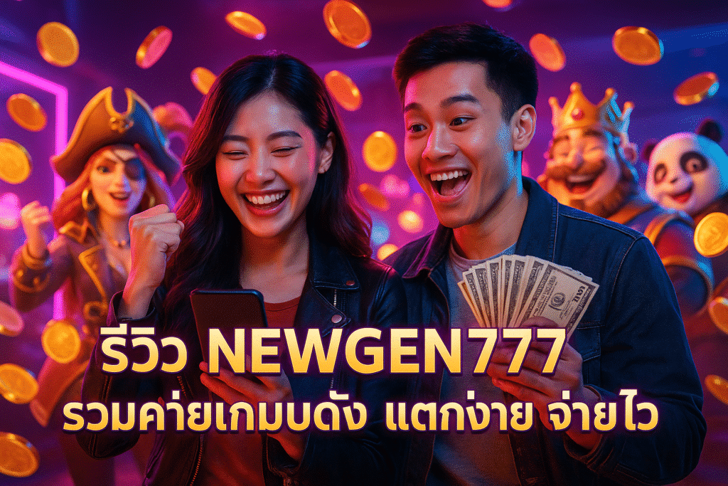 รีวิว NEWGEN777 รวมค่ายเกมดัง แตกง่าย จ่ายไว